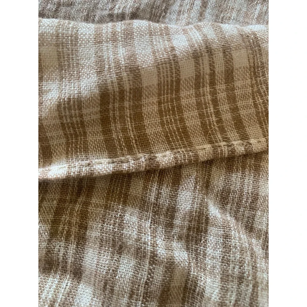 Accessorize tan plaid